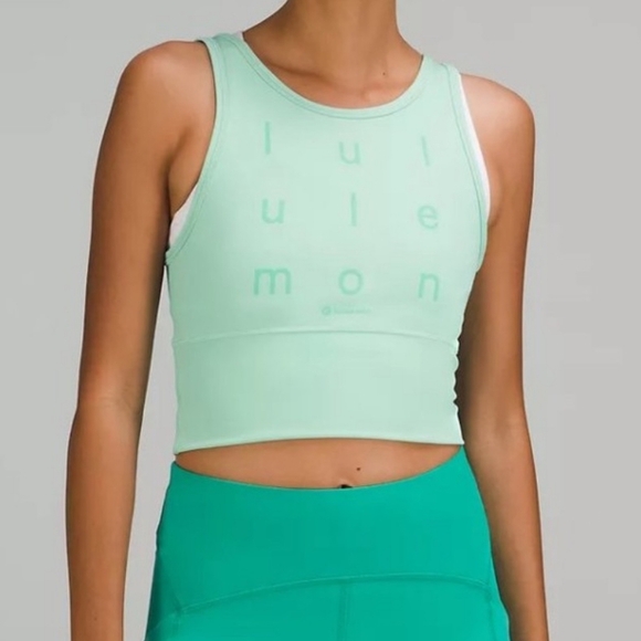 Lululemon Power Pivot Everlux Tank Top - Wild Mint Size 0-2 - Picture 1 of 8